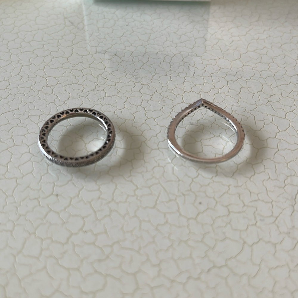 PANDORA RING x2 - Picture 4 of 5